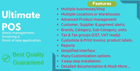 Best ERP, Stock Management, Point of Sale & Invoicing application