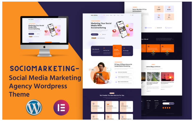 Sociomarketing - Social Media Marketing Agency WordPress Theme download