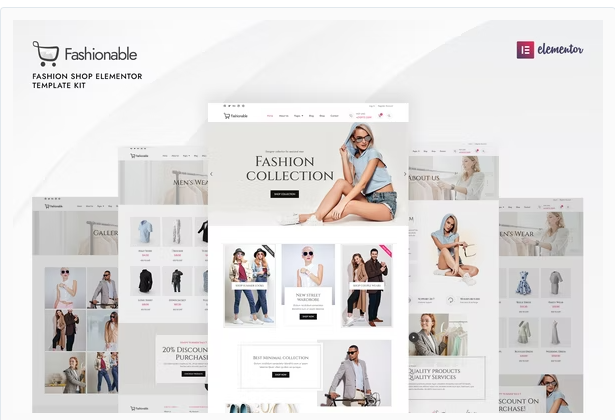 Fashionable - Fashion Shop Elementor Template Kit download