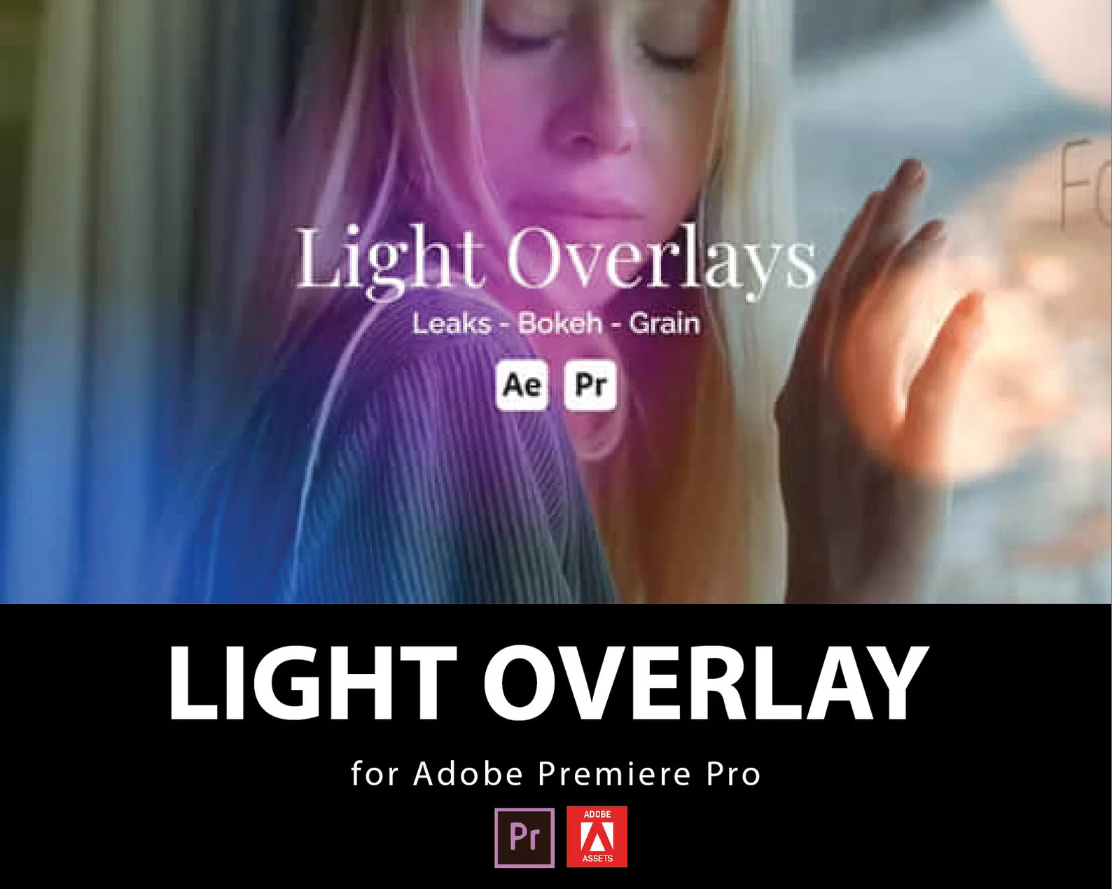 Lens Light Leaks and Bokeh Visual Effects Overlay