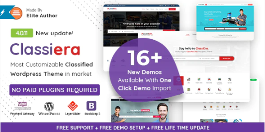 Classiera – Classified Ads WordPress Theme download