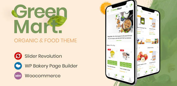 GreenMart – Organic & Food WooCommerce WordPress Theme download