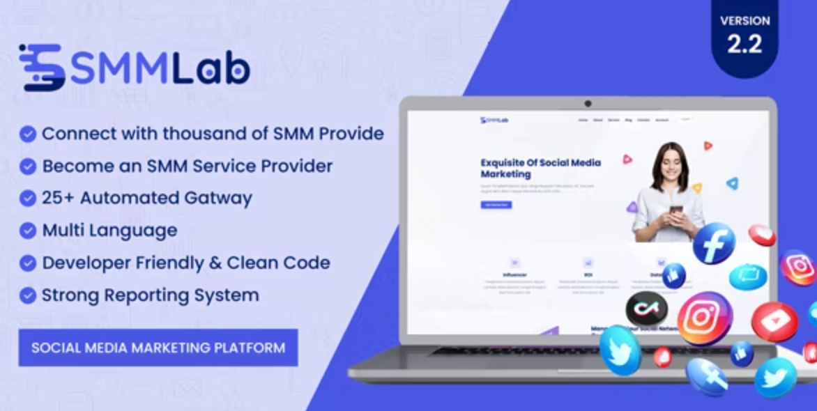 Social Media Marketing SMM Platform