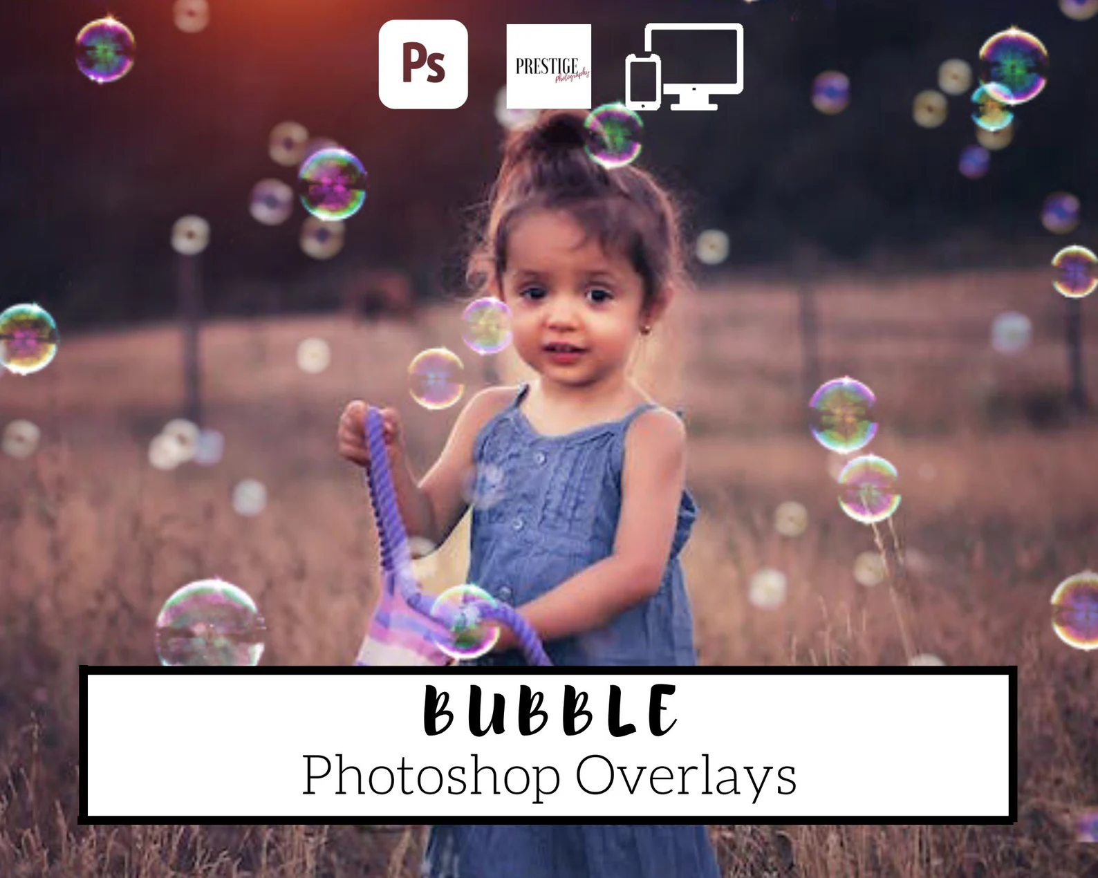 80 Realistic Bubble Photoshop Overlays - Transparent JPG files.