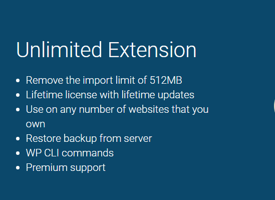 All-in-One WP Migration Unlimited Extension download