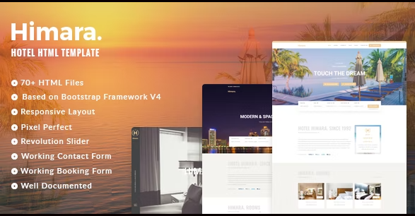 Himara Hotel Booking Template download