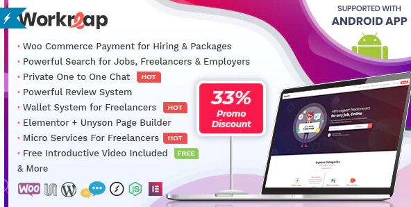 Workreap Freelance Marketplace WordPress Theme download