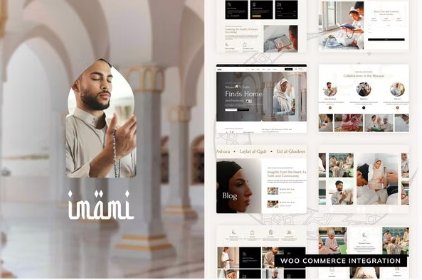 Imami - Islamic Center & Mosque Elementor Pro Template Kit download