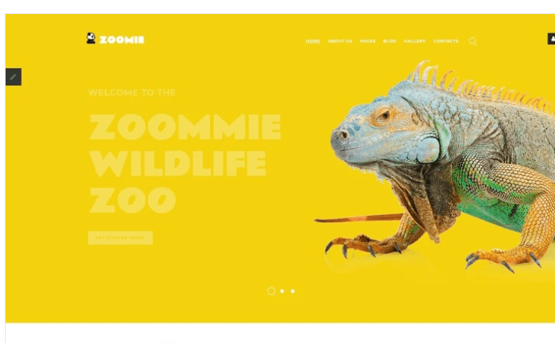 Zoomie - Wildlife Zoo Joomla Template download