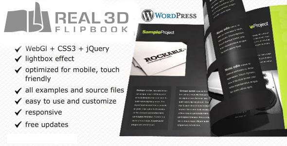 RealD FlipBook WordPress Plugin download